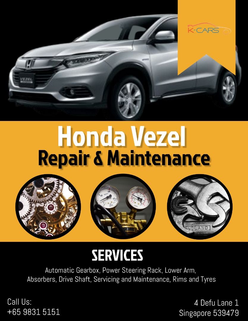Vezel spare clearance parts