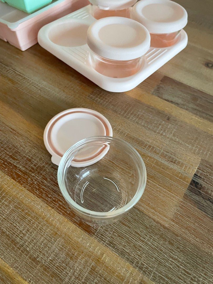 Ice cube/ freezer cube, glass baby jars, Babies & Kids, Nursing