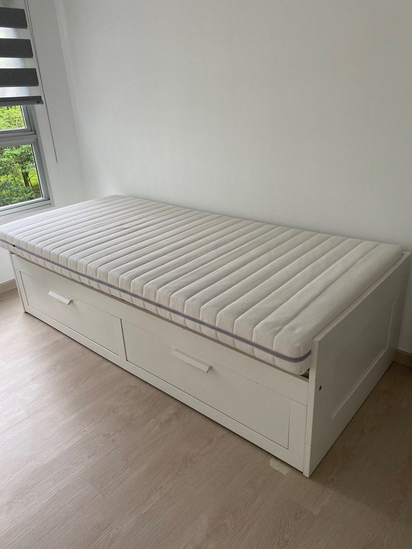 Ikea Asvang Foam Mattress (Super Single), Furniture & Home Living