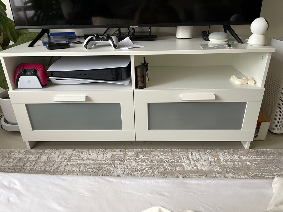 Ikea Brimnes TV Cabinet Bench, Furniture & Home Living, Furniture, TV ...