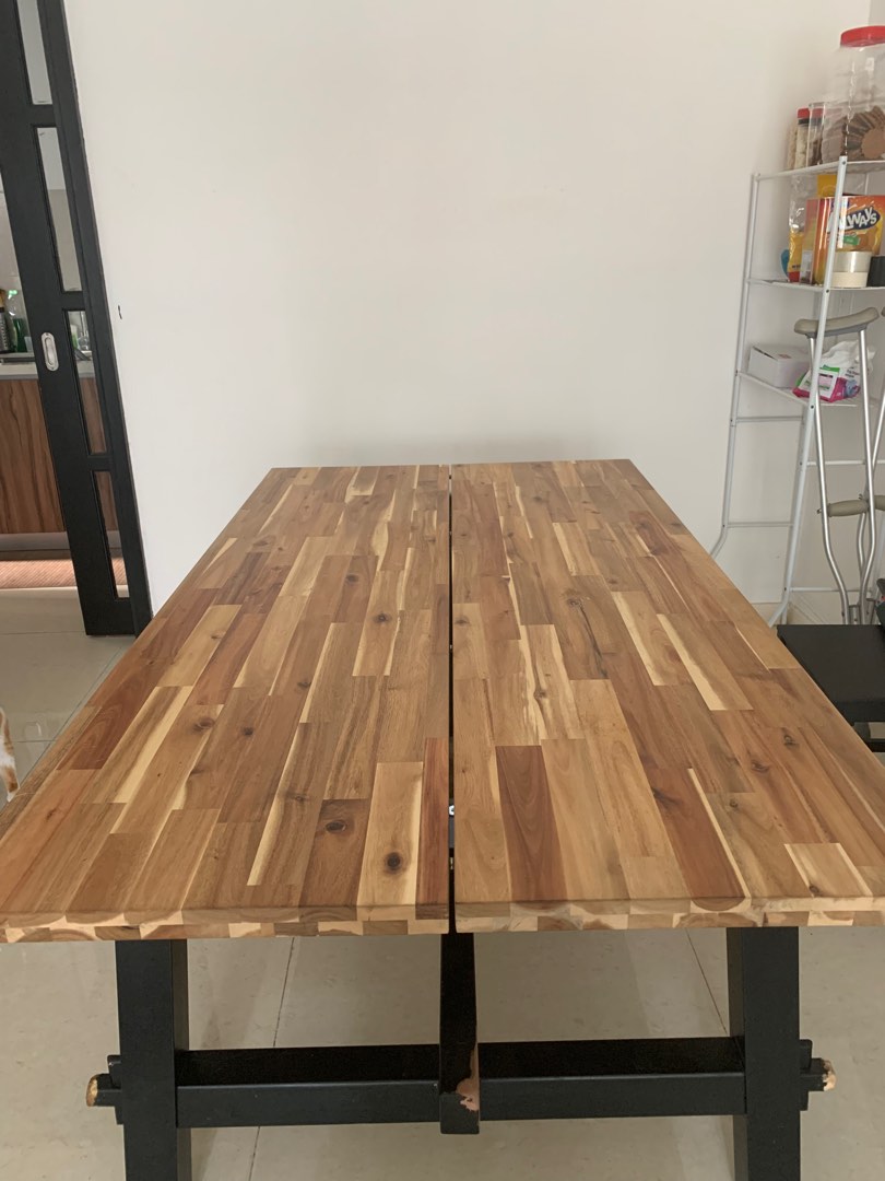 Ikea Dining Table Skogsta, Furniture & Home Living, Furniture, Tables