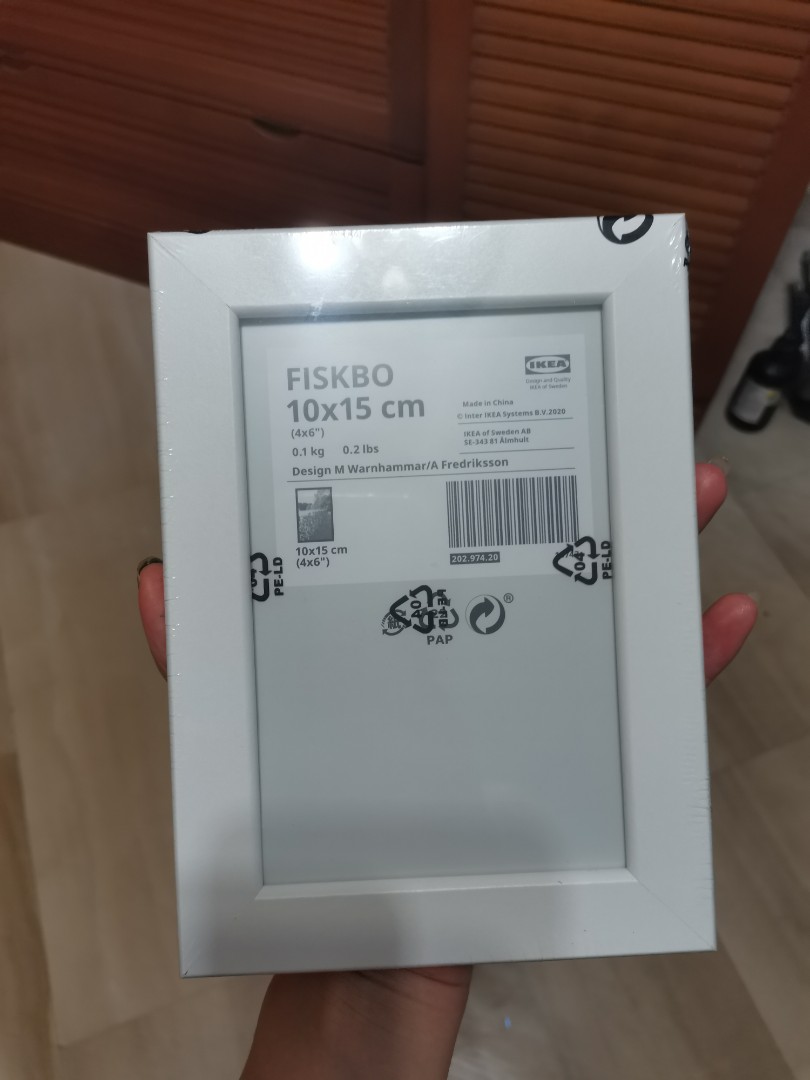 FISKBO Frame, white, 4x6 - IKEA