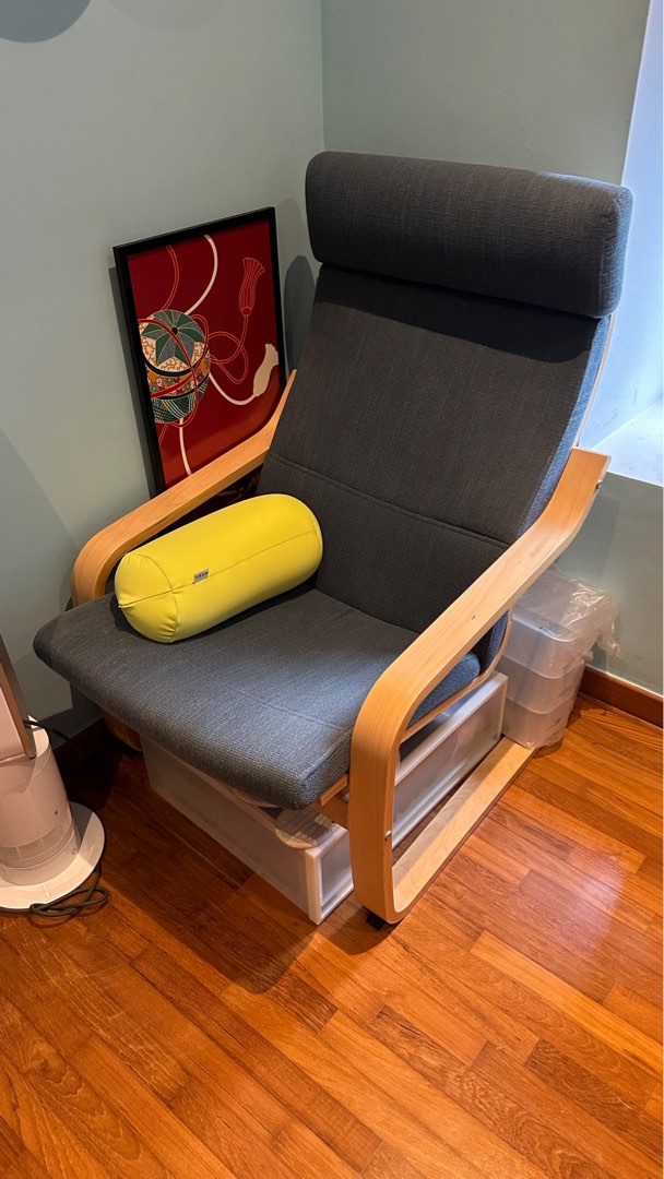 IKEA Poang Arm Chair, Furniture & Home Living, Furniture, Chairs on ...