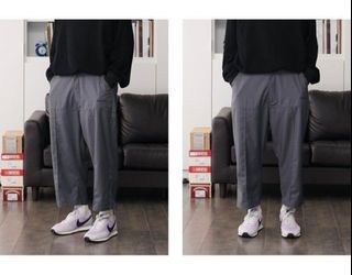 Innermost 中縫垂感寬鬆八分西褲