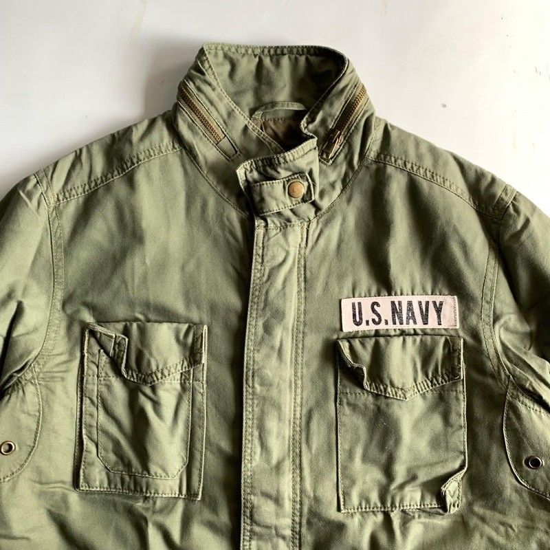 Jaket shop navy army