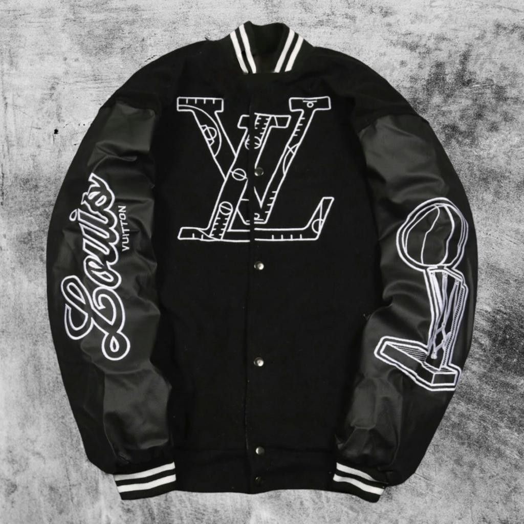 Louis Vuitton Varsity Jacket  Jaket, Model pakaian, Pakaian