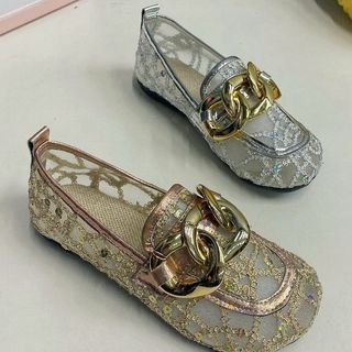 Japanese organza sequin ladle shoes sandals
