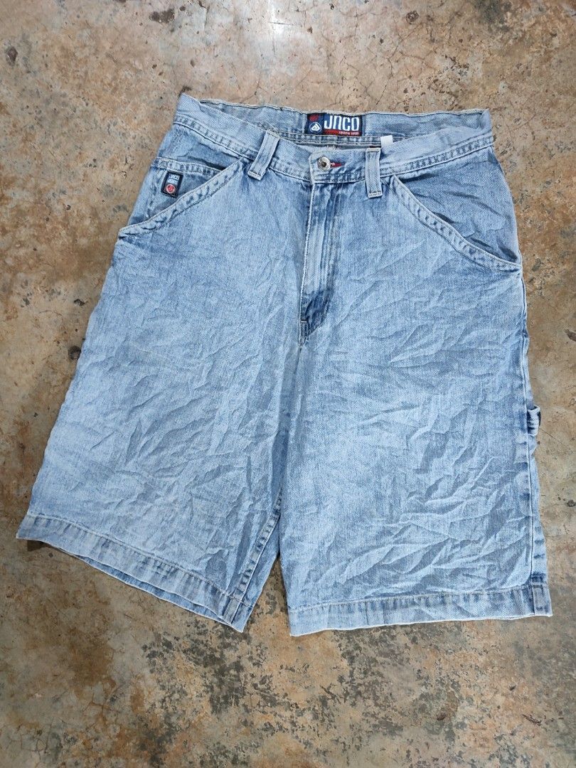 Vintage Jnco Loose Denim Carpenter Short Mens Fashion Bottoms Shorts On Carousell