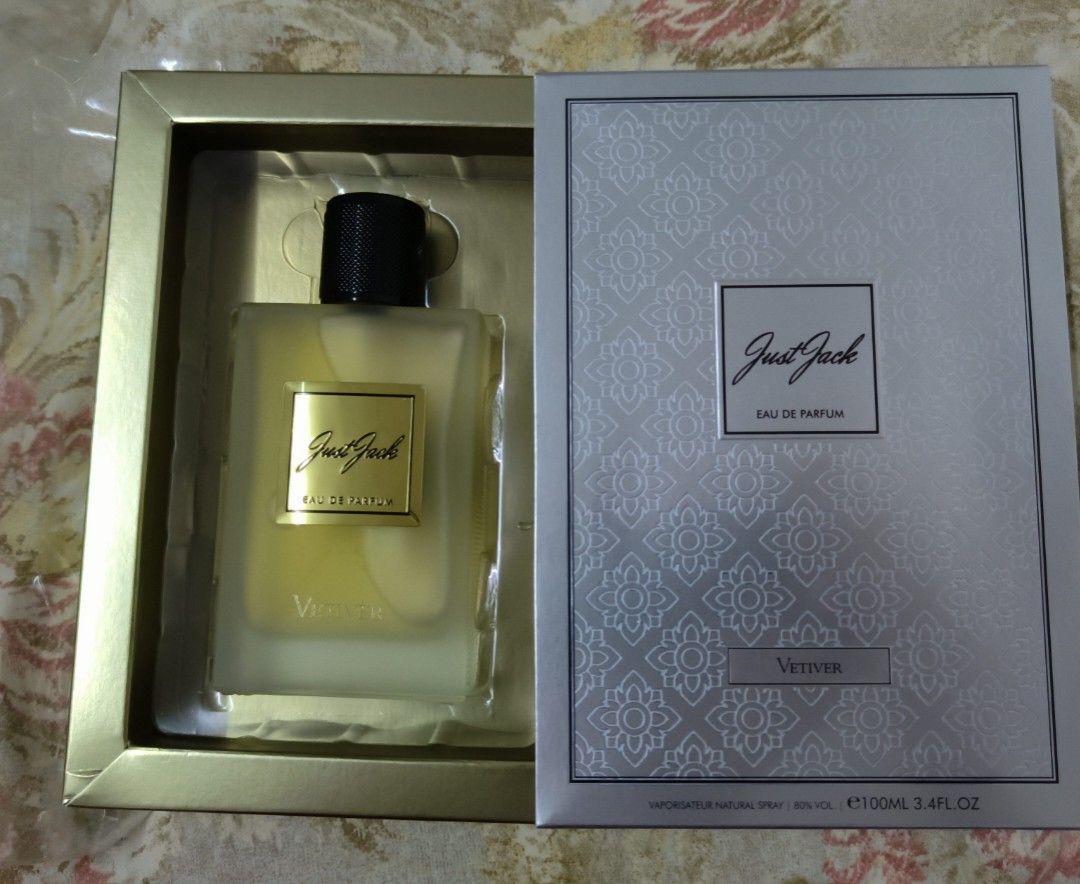 Just Jack Vetiver Edp 100ml (Alternative to Tom Ford Grey Vetiver), Beauty  & Personal Care, Fragrance & Deodorants on Carousell