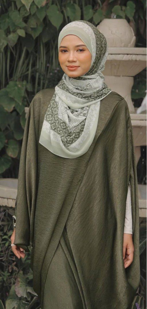 MAHA OLIVE GREEN KAFTAN