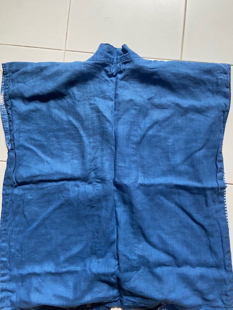 Kana goods batik Indigo outer, Fesyen Wanita, Pakaian Wanita, Baju