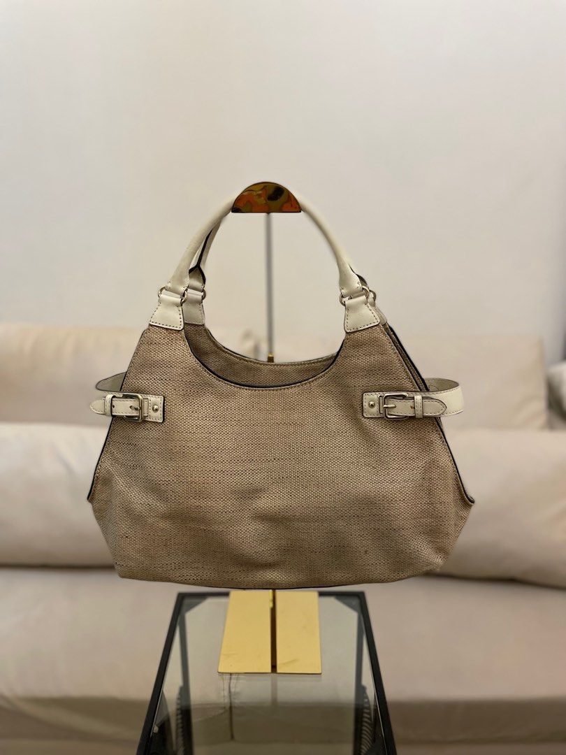 Kate spade burlap bag shop