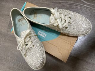 Original Keds & Kate Spade Glitter Sneakers