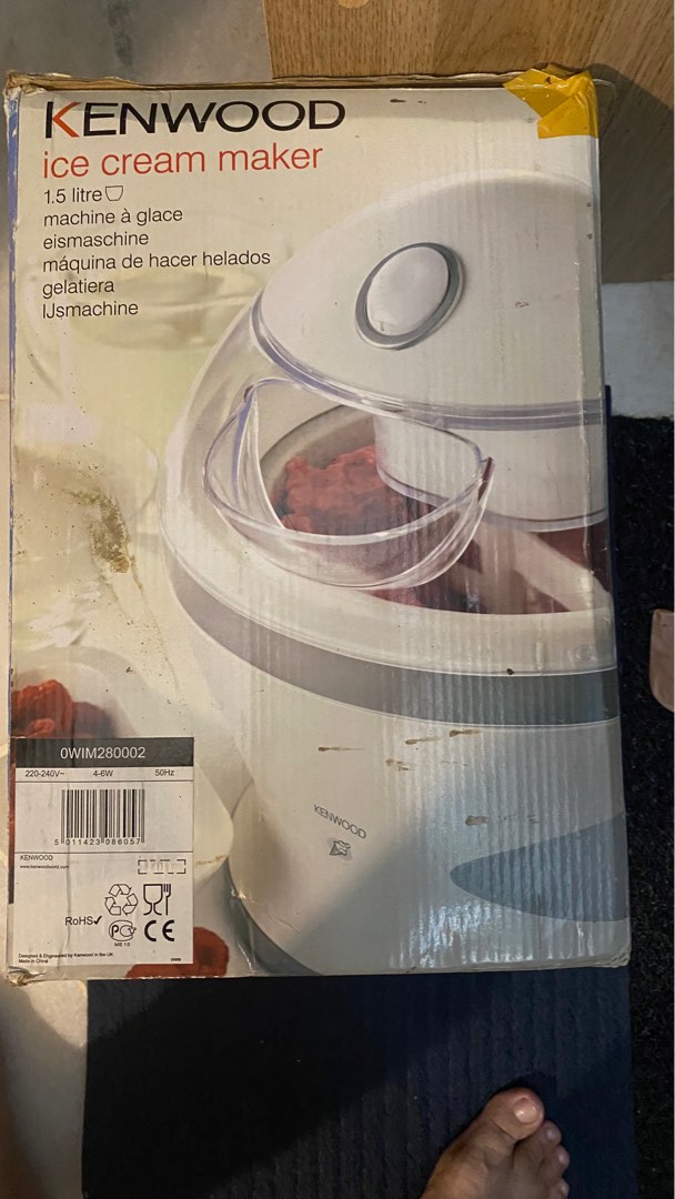 Kenwood ice cream maker, TV & Home Appliances, Kitchen Appliances, Ice