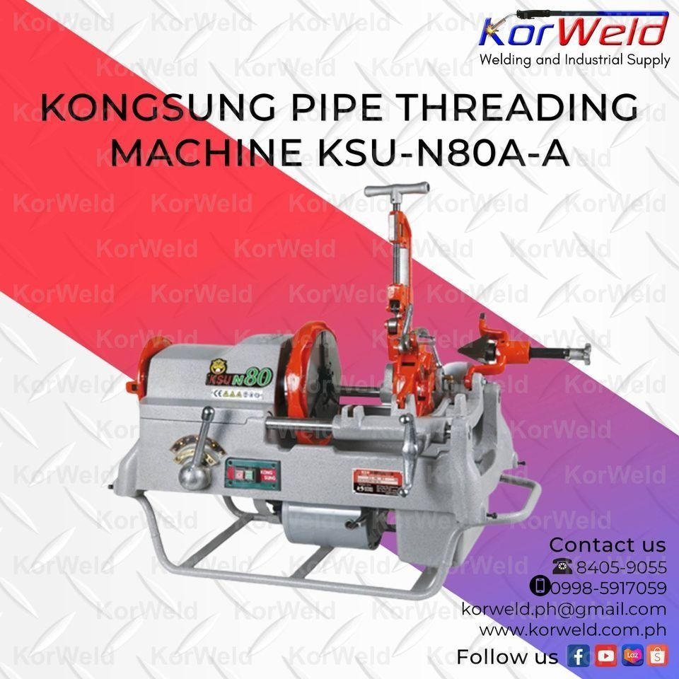 Kongsung Pipe Threading Machine KSU-N80A-A, Commercial & Industrial ...