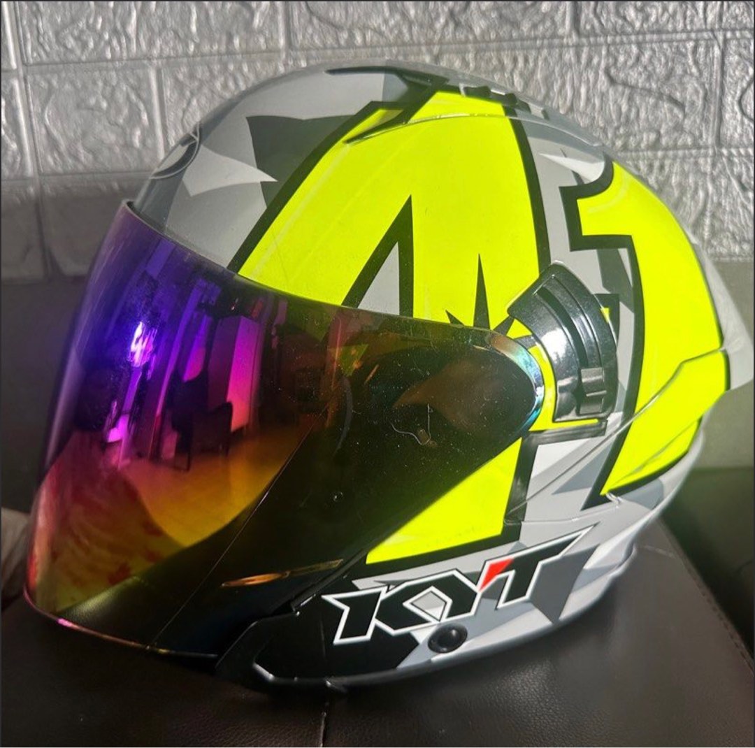 KYT helmet, Motorcycles, Motorcycle Apparel on Carousell
