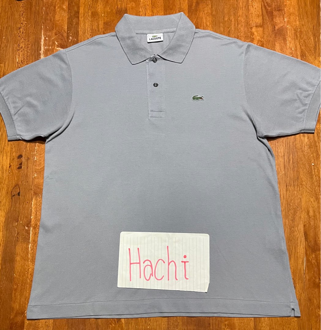 Lacoste Grey Polo Shirt on Carousell