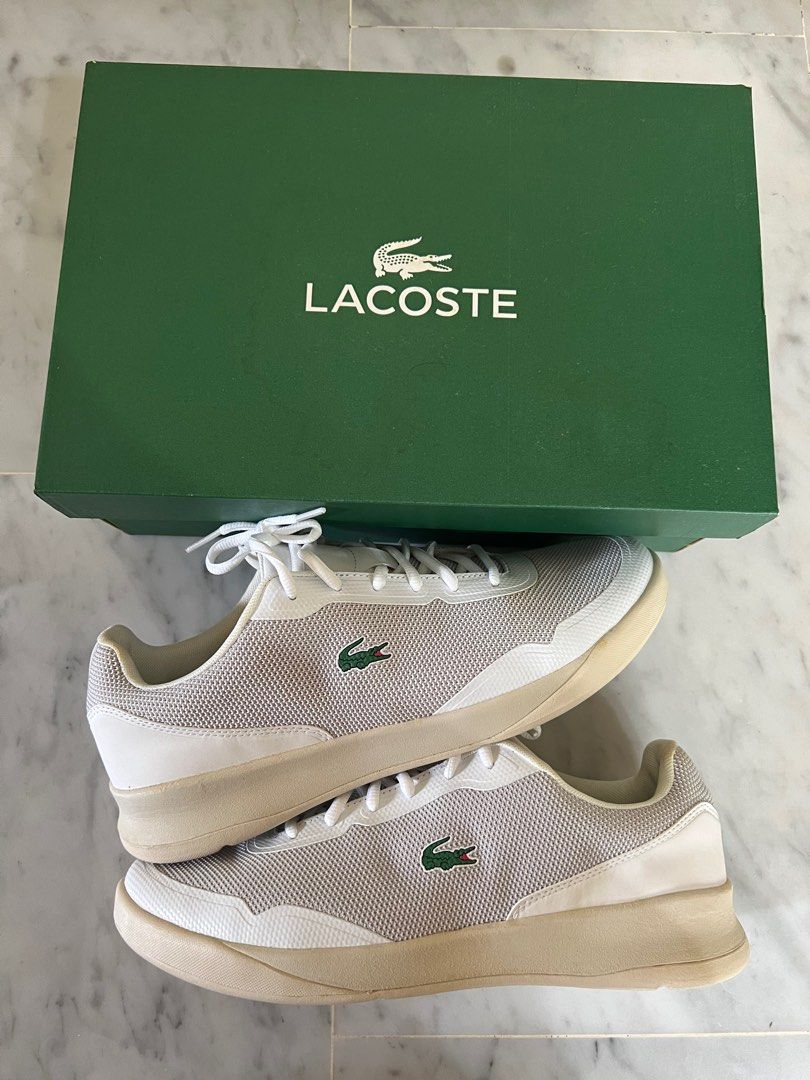Lacoste sneakers us9.5, Men's Fashion, Footwear, Sneakers on Carousell
