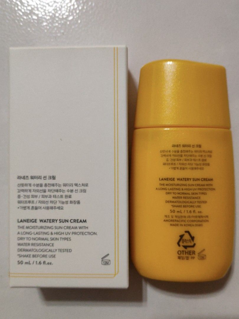 Laneige Watery Sun Cream, Beauty & Personal Care, Face, Face Care on Carousell Laneige Watery Sun Cream, Beauty & Personal Care, Face, Face Care On Carousell