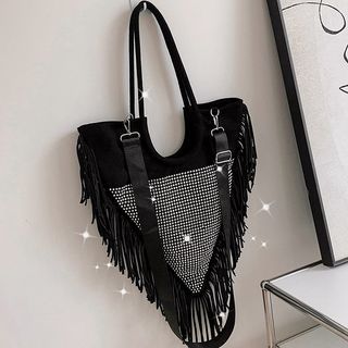 Large capacity, tassel bag, messenger bag