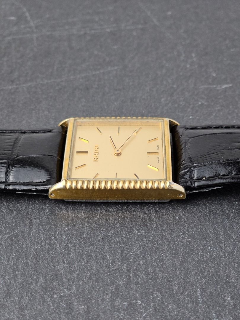 Large Vintage Rado Tank Manual Winding Watch on Carousell