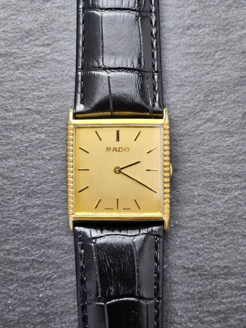 Large Vintage Rado Tank Manual Winding Watch on Carousell