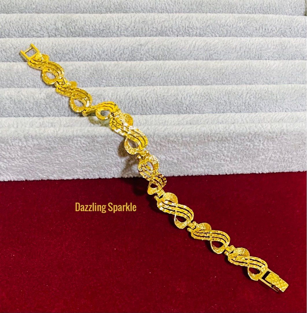 Bracelet Latest design 100 Bangkok premium 999.9 916 Gold