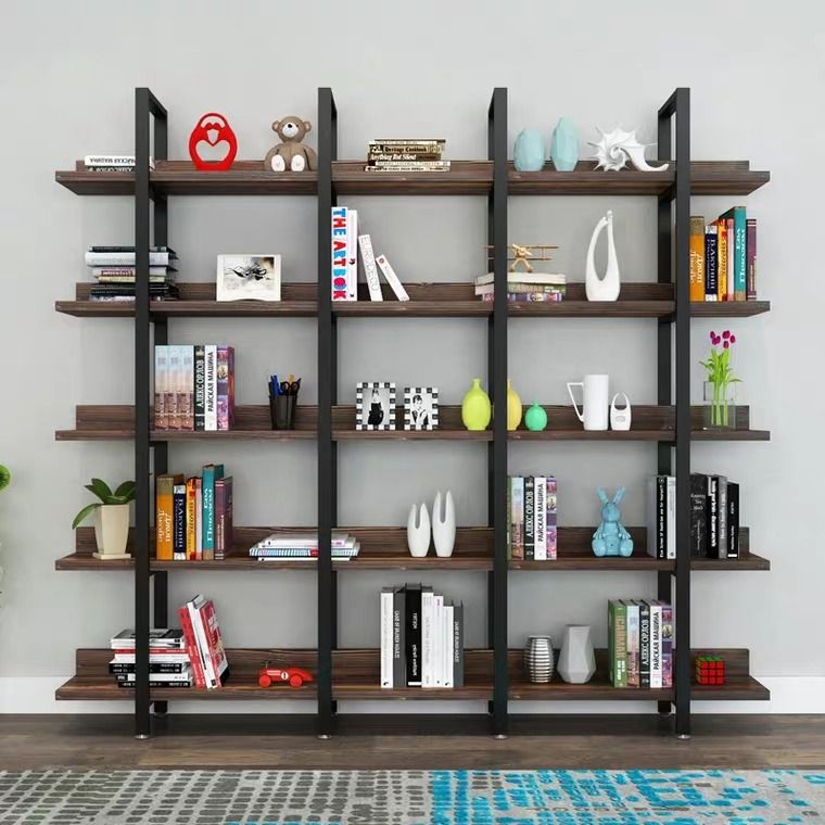 LEAD Solid Wood Library Display Shelf, Furniture & Home Living, Furniture, Shelves,