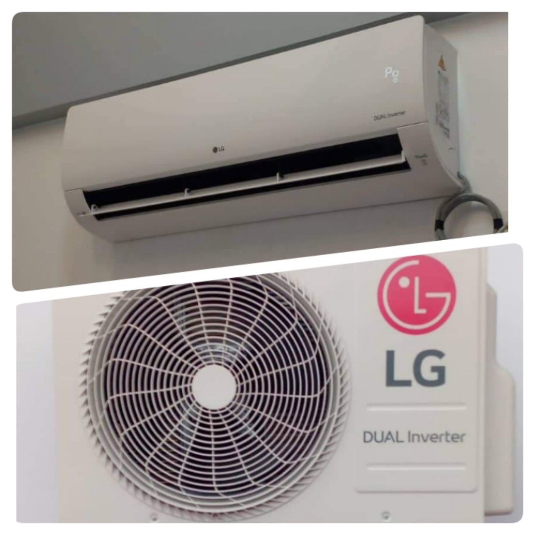 LG DUAL INVERTER THINQ WIFI ISY SPLIT TYPE AIRCON WITH FREE