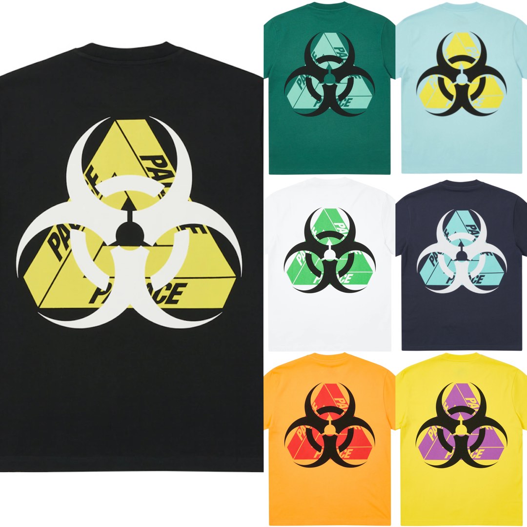 [Limited ] Palace Biohazard Triferg Collection T-Shirt, Men's Fashion ...