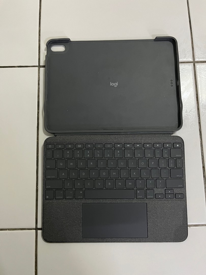 Logitech Combo Touch Backlit Keyboard for iPad Air 4/5, Mobile Phones