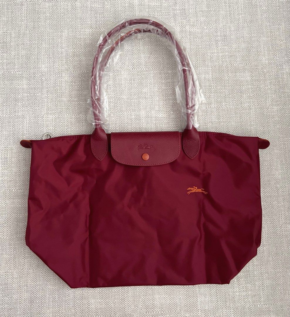 Longchamp Le Pliage tote bag L (red maroon), Women's Fashion, Bags u0026  Wallets, Tote Bags on Carousell