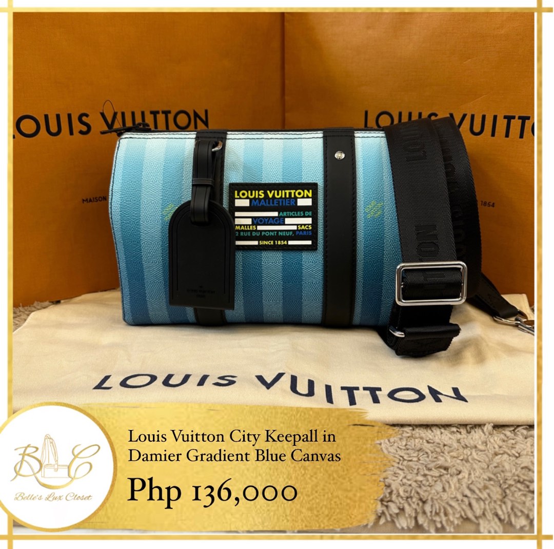 Louis Vuitton City Keepall Gradient Blue
