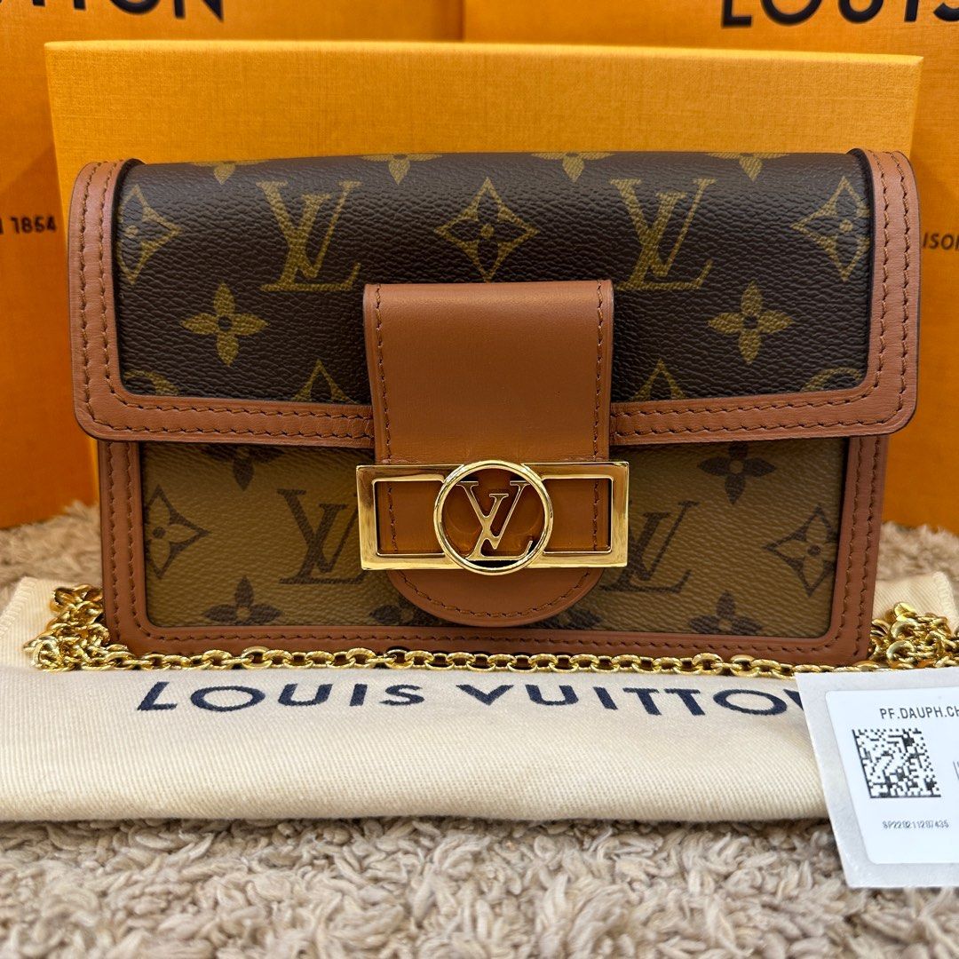 PREORDER NOW! LV Dauphine Chain Wallet, Luxury, Bags & Wallets on Carousell