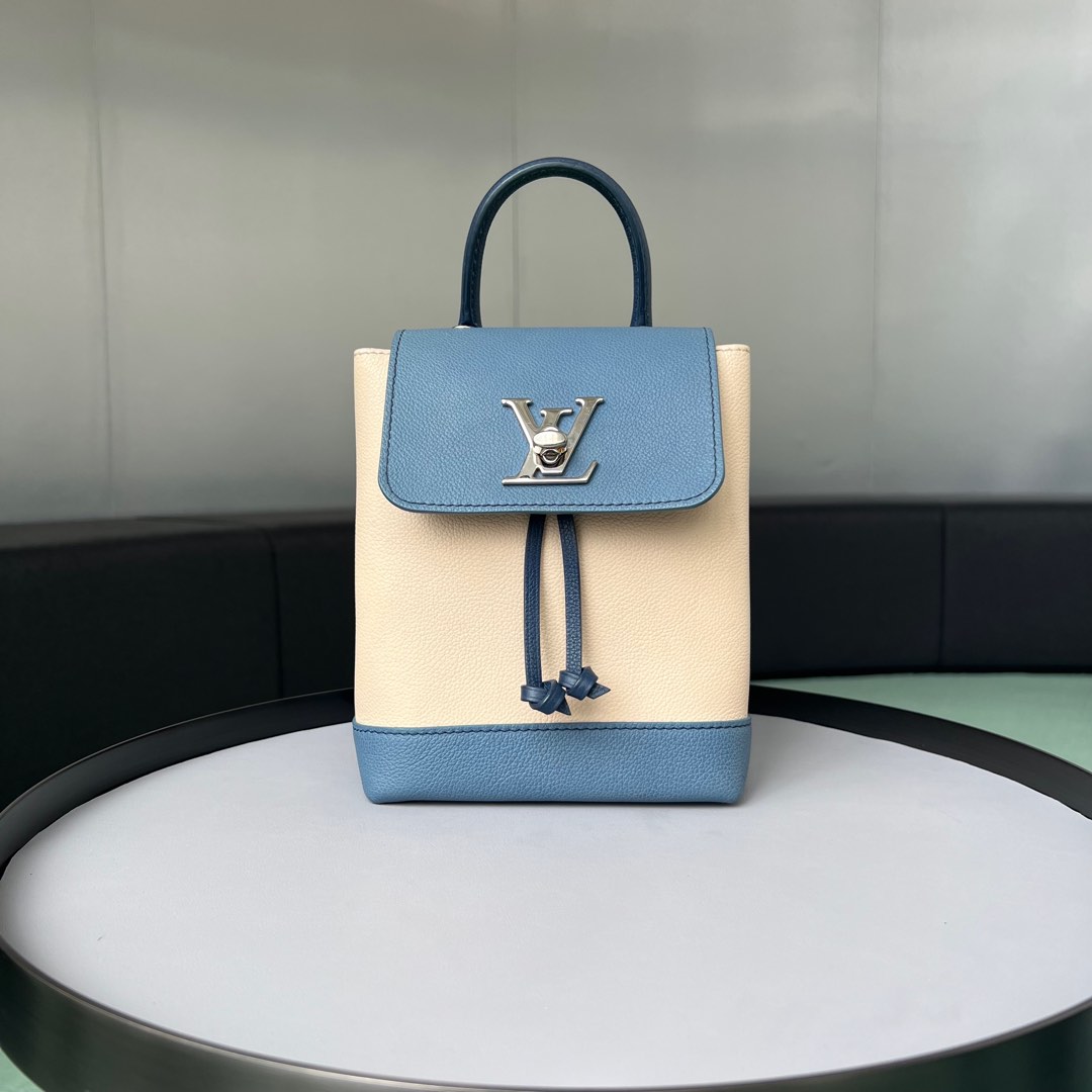 Louis Vuitton Lockme Day Noir Calf Skin Bag, Luxury, Bags & Wallets on  Carousell