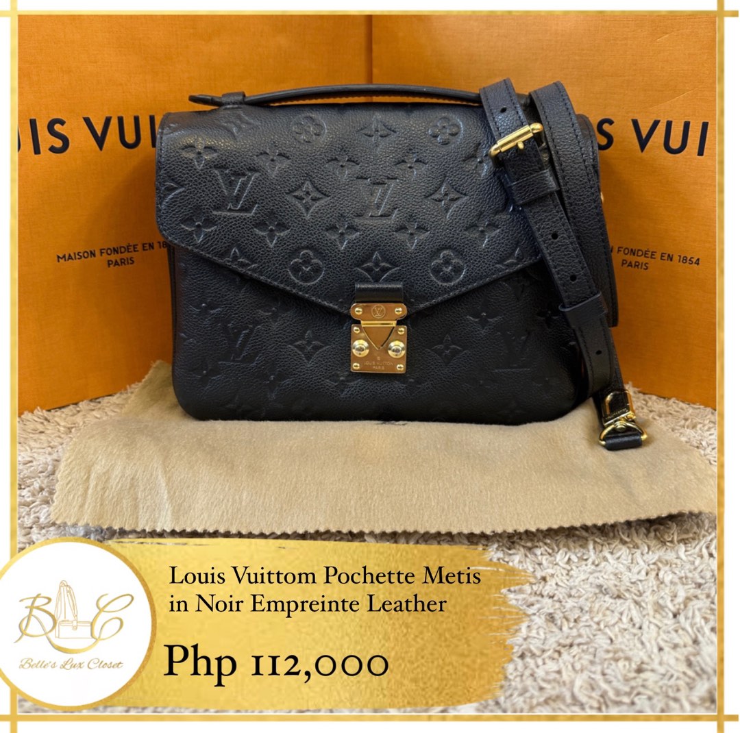 Louis vuitton pochette clearance metis noir