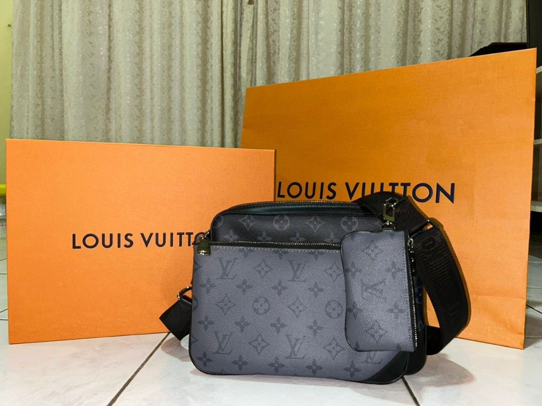 Louis Vuitton Trio Messenger, Men's Fashion, Bags, Sling Bags on Carousell