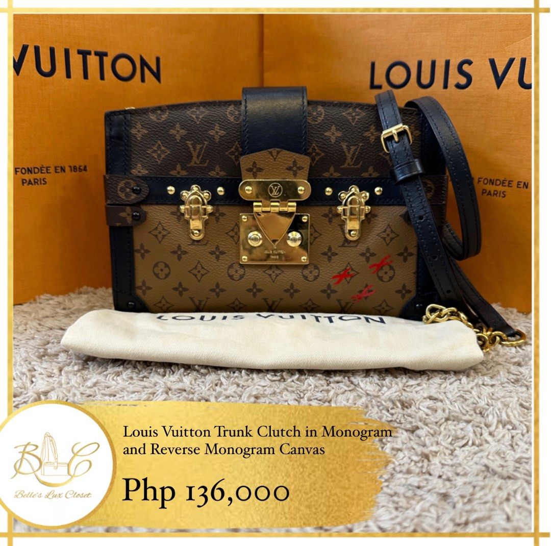 LV clutch, Luxury, Bags & Wallets on Carousell