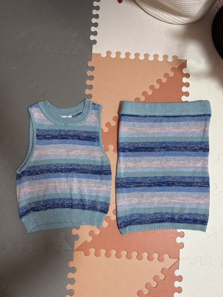 Lovers friends sunset sweater set Women s Fashion Dresses Sets Sets or Coordinates on Carousell