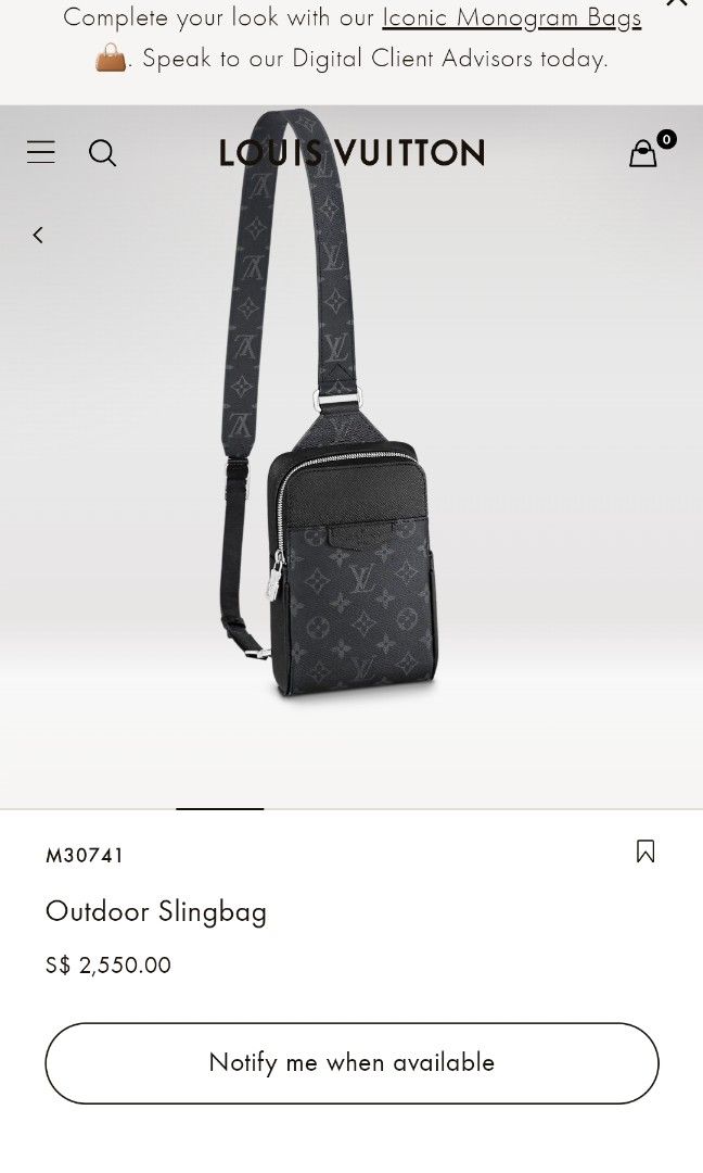 Louis Vuitton TAIGA Outdoor slingbag (M30741)