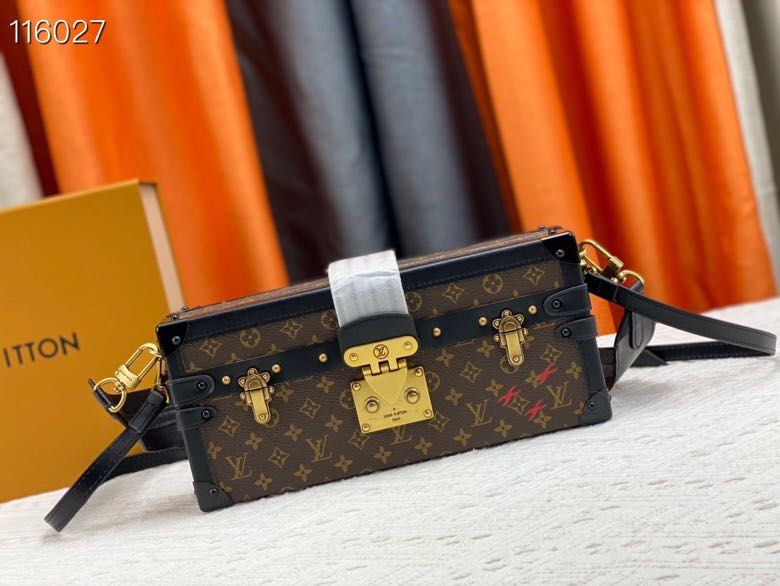 LV petite malle east west, Luxury, Bags & Wallets on Carousell