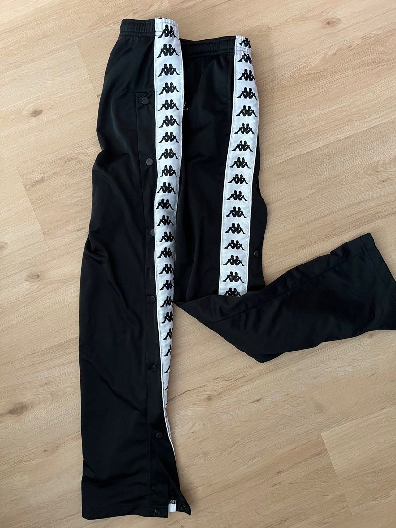 Mens track pants hotsell with side snaps