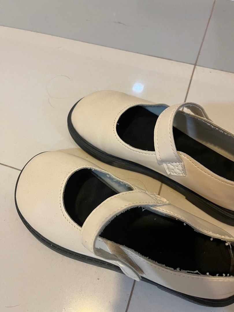Mary Jane Shoes White Loafers Women s Fashion Footwear