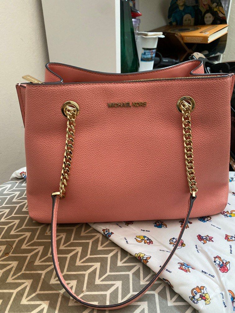Michael kors peach purse new arrivals