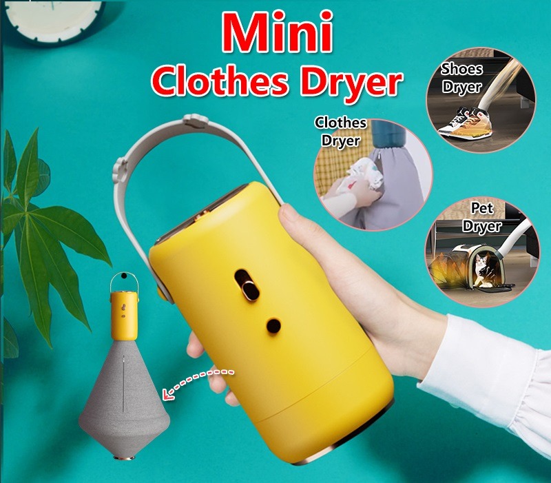 Mini Clothes Dryer Portable Laundry Shoes Dryer Dehumidifier, TV & Home