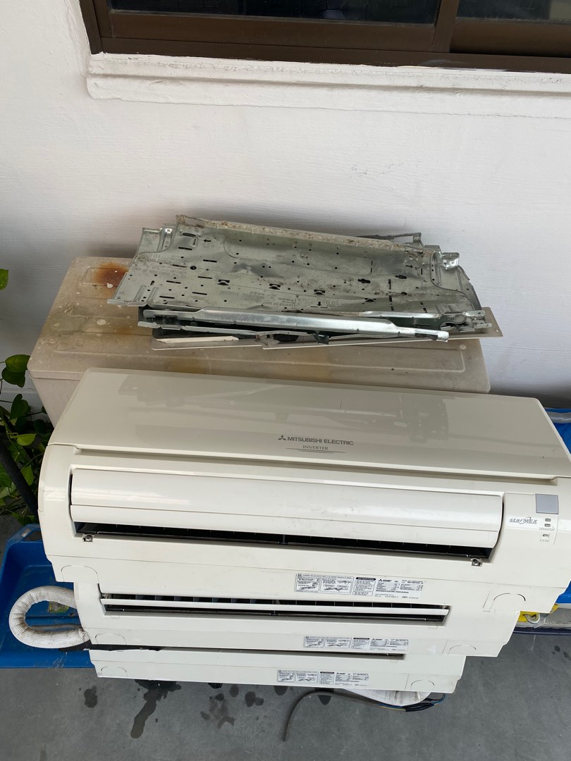 Mitsubishi System 3 Aircon Set, TV & Home Appliances, Air Conditioners