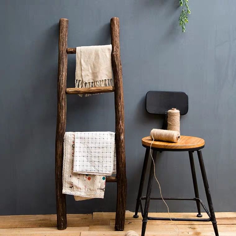 MOBLER Solid Wood Ladder Rack, Furniture & Home Living, Furniture ...