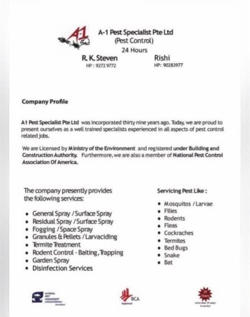 Most Premium and Low Cost Pest Control home services 24 Hours! Termites