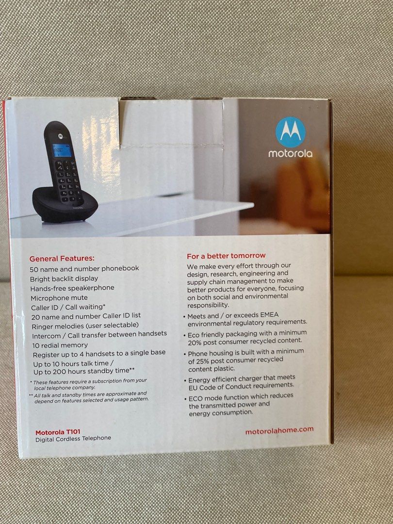Motorola T101 Digital Cordless Telephone, Mobile Phones & Gadgets