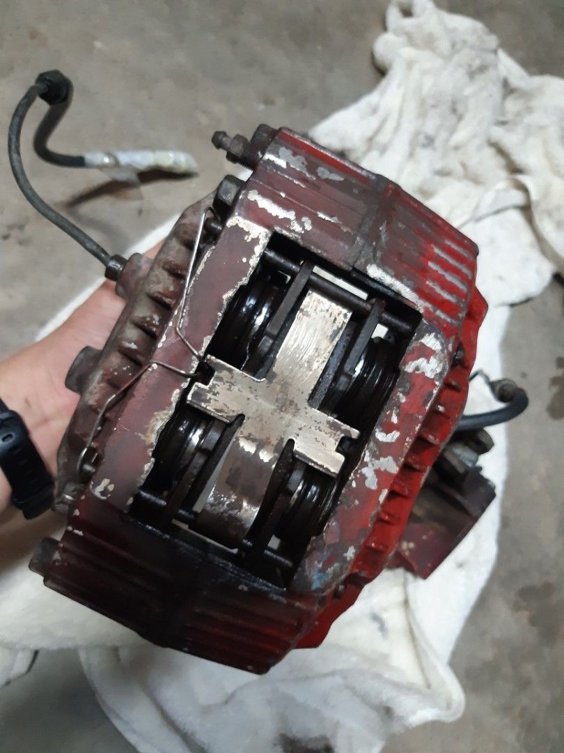 Myvi brake caliper nissan skyline r32 4pot plug&play Myvi 1.3 1.5 twin